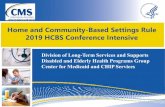 Home and Community-Based Settings Rule 2019 HCBS ... - HCBS...participants, advocates, and others were also invited to join. • MN developed on-demand video training and created promising