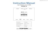 Instruction Manual - INDIWORKindiwork.co.kr/archive/manuals/HD-LINK(ENG)/IW06B-N(ENG).pdfInstruction Manual High-Definition Link for BMW IW06B-N Release Date: 2015 - 06 - 05 Model