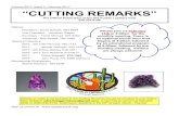 Volume 2017, Issue 2, February 2017 CUTTING REMARKS · 2017. 3. 8. · 6 FEBRUARY’S BIRTHSTONE: AMETHYST Unlike January, a month with an entire species of gemstone, February goes