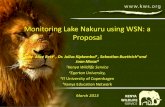 Monitoring Lake Nakuru using WSN: a Proposalwireless.ictp.it/school_2013/Lectures/LakeNakuruPresentation.pdf · Monitoring Lake Nakuru using WSN: a Proposal By Alice Bett1 2 , Dr.