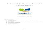 Le Journal de l’école de Landudal « LA GAZETTEekladata.com/.../La-Gazette-Juin-2013-3.pdf · La Kermesse Le dimanche 23 Juin, on a participé à la kermesse de l’école. On
