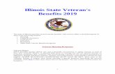 Illinois State Veteran's Benefits 2019 State Benefits - IL 2019.pdf · except they must qualify as a first time homebuyer under the IHDA MRB Program. Specially Adapted Housing Assistance