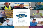 Support, Training, Funding and Employment Guide · in regaining confidence, improving self-esteem and recognising transferable skills to enable Coastline customers to move closer