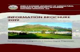 2019 INFORMATION BROCHURE - cdn.skuastkashmir.ac.incdn.skuastkashmir.ac.in/NewsDoc... · details are given in part-II of the Information Brochure. PRELUDE Sher-e-Kashmir University