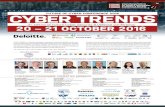 FUTURE OF CYBER CONFERENCE 2016 CYBER TRENDS · CYBER TRENDS 3rd edition of Future Cyber Security & Defence Conference FUTURE OF CYBER CONFERENCE 2016 CYBER TRENDS is a two-day International