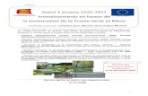 Appel à projets 2020-2021 Investissements en …...ANNEXE 1 1 Appel à projets 2020-2021 Investissements en faveur de la restauration de la Trame verte et bleue Territoires concernés