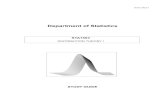 Department of Statistics · PDF file Wackerly, Mendenhall & Scheaffer. (2008, Seventh Edition) Mathematical Statistics with applications Thomson Books/Cole, International student edition.