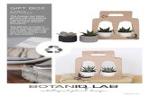 gIFT BOX 2 pcs Recycle February... · 2020. 2. 21. · gIFT BOX 2 piECE RECYCLED This popular two piece gift box with long lasting Succulents is available with so many different flowerpots.
