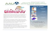 February 2017 Volume 71 Issue 6 GREATER WHITTIER AREA ...whittier-ca.aauw.net/files/2016/12/Final-Feb-2017-Newsletter.pdf · According to a June 2016 Fortune article, women hold only