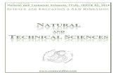 · p-ISSN 2308-5258 e-ISSN 2308-1996 IV(9), Issue 83, 2016 SCIENCE AND EDUCATION A NEW DIMENSION Natural and Technical Sciences
