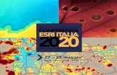 27 – 28 maggio - Esri Italia · 2020. 1. 28. · • TURISMO CULTURALE • NUOVI MODELLI DI MOBILITÀ • SMART CITY E PIANIFICAZIONE • AMBIENTE E SOSTENIBILITÀ AMBIENTALE •
