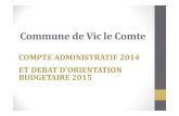 COMPTE ADMINISTRATIF 2014 ET DEBAT D’ORIENTATION ...cdn2_3.reseaudesvilles.fr/cities/134/documents/irtd9hlylmnv9bu.pdf · Résultat de l'exercice 153 538,07 ... fonctionnement CA