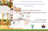 Agri-Innovation to Agribusiness : Connecting the DotsConnecting the Dots 1 Incubation 2 3 4 Success Stories Objectives Presentation Overview 5 Technology Commercialization Challenges