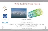 Wind Turbine Wake Models - SINTEF · Wind Turbine Wake Models Stefan Ivanell Associate Professor Director of Energy Technology, Gotland University Dep. of Mechanics, FLOW, KTH 9th