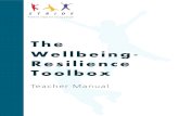 The Wellbeing- Resilience Toolbox · Wellbeing -Resilience Toolbox for Teachers Each habit can be explained as follows: STRETH out of your comfort zone and challenge yourself TRUST
