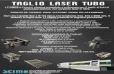 brochure lt...TRGLIO LRSER TUBO LT FIBER è il nuovo sistema progettato e svi/uppato per il taglio di tubi di qualunque sezione, con sorgente laser in fibra. TAGLIO SU FERRO, INOX,