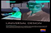 UNIVERSAL DESIGN - DEVELOP · 2019. 7. 2. · Universal Design guidelines When we design an ineo multifunctional system, we make sure that each and every person in an office can actually
