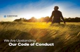 We Are Upstanding: Our Code of Conduct We grow our relationships with high quality products and unparalleled