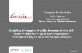 Enabling Emergent Mobile Systems in the IoT: from ... · Emergent Mobile Systems in the IoT ... reader writer tspace taker one-way two-way sync or async one-way two-way stream two-way