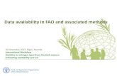 Data availability in FAO and associated methods · Management Systems Manure burned for fuel N-losses during manure management N in Manure burned for fuel N input from manure left