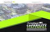 ˆˇ˘ ˚˘ ˘ ˛˘ CAPABILITY STATEMENT · CAPABILITY STATEMENT ... industry leading capability is the combined result of our multi-disciplined team of professional, technical and
