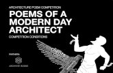 ARCHITECTURE POEM COMPETITION POEMS OF A MODERN … OF... · Architecture Competition Organisers hello@beebreeders.com beebreeders.com. We’ve all been there. Tight deadlines, frustrating
