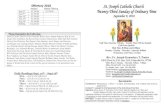 Offertory 2018 St. Joseph Catholic Church Sept 2nd Twenty Third …stjosephsprineville.org/jowp/wp-content/uploads/2017/08/... · 2018. 9. 9. · 150 E First St., P.O. Box 1315, Prineville