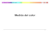 Tema 7: Medida del colorrua.ua.es/dspace/bitstream/10045/15072/7/Tema_07_CColor.pdfTema 7: Medida del color 7 - 21 Medida de colores goniocromáticos • Goniocromatismo: cambio de