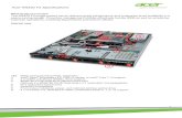 Acer AR320 F2 Specifications...3.0 only supported with Intel® Xeon® E3-1200 v2 processors Management • Acer Smart Server Manager • System ID LED buttons, System Health LED •