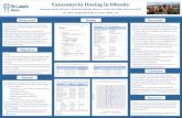 Vancomycin Dosing in Obesity - Wild Apricot in Obesity I… · vancomycin trough with doses within 15% of expected total daily dose in mg/kg/day by TBW than by AdjBW (p