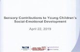 Sensory Contributions to Young Children’s Social-Emotional ... · 4/22/2019  · Sensory Processing Disorder . Anzalone, March 2016 9 • Intake – Sensory Modulation Disorder