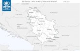 3W Serbia : Who is doing What and Where? · 2018. 5. 10. · 3W Serbia : Who is doing What and Where? APRIL 2018 *The boundaries and names used on this map do not imply official endorsement