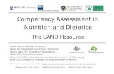 Competency Assessment in Nutrition and Dietetics · The project team for the project, Professional Competence Standards, learning outcomes and assessment: Designing a valid strategy