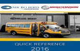 QUICK REFERENCE 2016 - Wisconsin Bus Sales LLC · - bmr-9011l - module control - 9000 series bmr - bmr-8000 - motor - 9000 series bmr - 4406-002 - polyrod curved smi - ford transit
