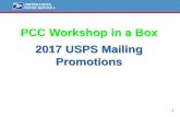 PCC Workshop in a Box 2017 USPS Mailing Promotions · • Virtual Reality (VR) is as a computer technology that creates replicas of an environment, real or simulated, that includes