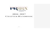 2016 2017 CHAPTER HANDBOOK - Illinois State University PRSSA · PRSSA Chapter may participate in the PRSSA Affiliate Program. The duration of an Affiliate is one year, with the option