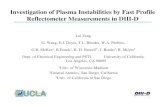 Investigation of Plasma Instabilities by Fast Profile ... · UCLA UCLA Investigation of Plasma Instabilities by Fast Profile Reflectometer Measurements in DIII-D Lei Zeng G. Wang,