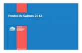 Fondos de Cultura 2012 · 2019. 12. 12. · Fondos de Cultura Informe de actividades 2012 • INFORMES DE ACTIVIDADES Y FINANCIEROS DE PROYECTOS Cada uno de los proyectos, independiente