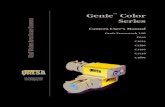 Genie Color Series - ADSTEC · Genie™ Color Series Camera User’s Manual Genie Framework 1.80 C640 C1024 C1280 C1400 C1410 C1600 GigE Vision Area Scan Camera CA-GENM-CUM00