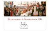 Bicentenario de la Constitución de 1812...La Pepa 2012-. Declarado por el Gobierno español como un acontecimiento de excepcional interés público, como ya lo hiciera con otros eventos