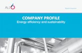 allegato 1. ALI6 Company Profile€¦ · COMPANY PROFILE Energy efficiency and sustainability. WHO WE ARE Ali6 srl company born from the entrepreneurial desire and the skills acquired