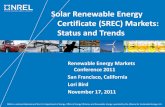 Solar Renewable Energy Certificate (SREC) Markets: Status ...resource-solutions.org/images/events/rem/presentations/2011/THUR… · 8 . Solar ACPs Set Price Ceiling . Note: Massachusetts