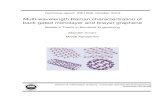 Multi-wavelength Raman characterization of back-gated ...573745/FULLTEXT01.pdf · 1 1-Introduction of Graphene 1.1-Graphene Graphene is an allotrope of carbon. It has a two dimensional