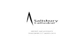 REPORT AND ACCOUNTS YEAR ENDED 31ST MARCH 2019 · 2019. 10. 11. · SALISBURY CATHEDRAL REPORT AND ACCOUNTS YEAR ENDED 31ST MARCH 2019 CONTENTS Page 1-2 Legal and administrative information