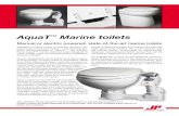AquaT Marine toilets - Defender · Toilet waste discharging into holding tank, discharging elbow below top of the holding tank at any time. Order no Description 81-47239-01 Manual