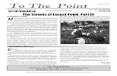 The Streets of Locust Point, Part III · Mr. Linzy Jackson, III Linzy Jackson Liaison, Southern Neighborhoods, Youth and Education Specialist linzy.jackson@baltimorecity.gov 443-984-2561