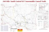 260 Mile-South Central U.P. Snowmobile Council Trails · PDF file Chippewa Sno-Kats Trail System ATV Trails Unimproved Trails GPS Coordinates Trail Markers LEGEND G 00 130 22 45 128