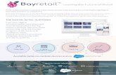 Home - BayBridgeDigital · BayretailTM brings you to the New Retail Era by providing a 3600 view of your customers and your teams ... Industry Solution for your head office along