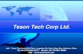 Teson Tech Corp Ltd.imgusr.tradekey.com/images/uploadedimages/brochures/5/2/676063… · medium-sized manufacturer in designing and manufacturing high-precision double-side, multilayer