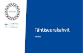 Tähtiseurakahvit - Suomen Olympiakomitea · 2018. 10. 24. · Ohjelmassa ajankohtaiset puhuttelevat ilmiöt ja käytännönläheiset Ideapajat/ koulutukset tärkeitä Verkostoitumismahdollisuudet